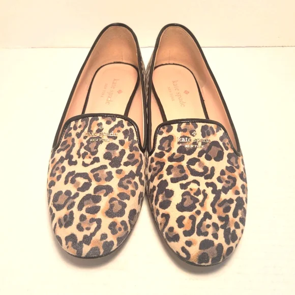 KATE SPADE Claudia Leopard Suede Loafers